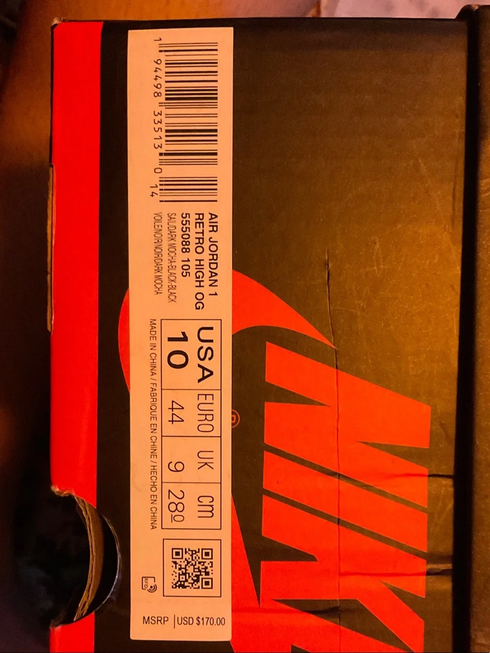 Jordan Air Jordan 1 High OG - White, Black, Gray, Mocha